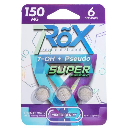 7RõX 7OH + Pseudo Tablets 50mg 3pc - Mixed Berry
