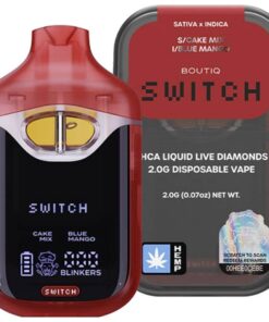 Boutiq Switch V4 THCa Liquid Diamond Disposable 2g