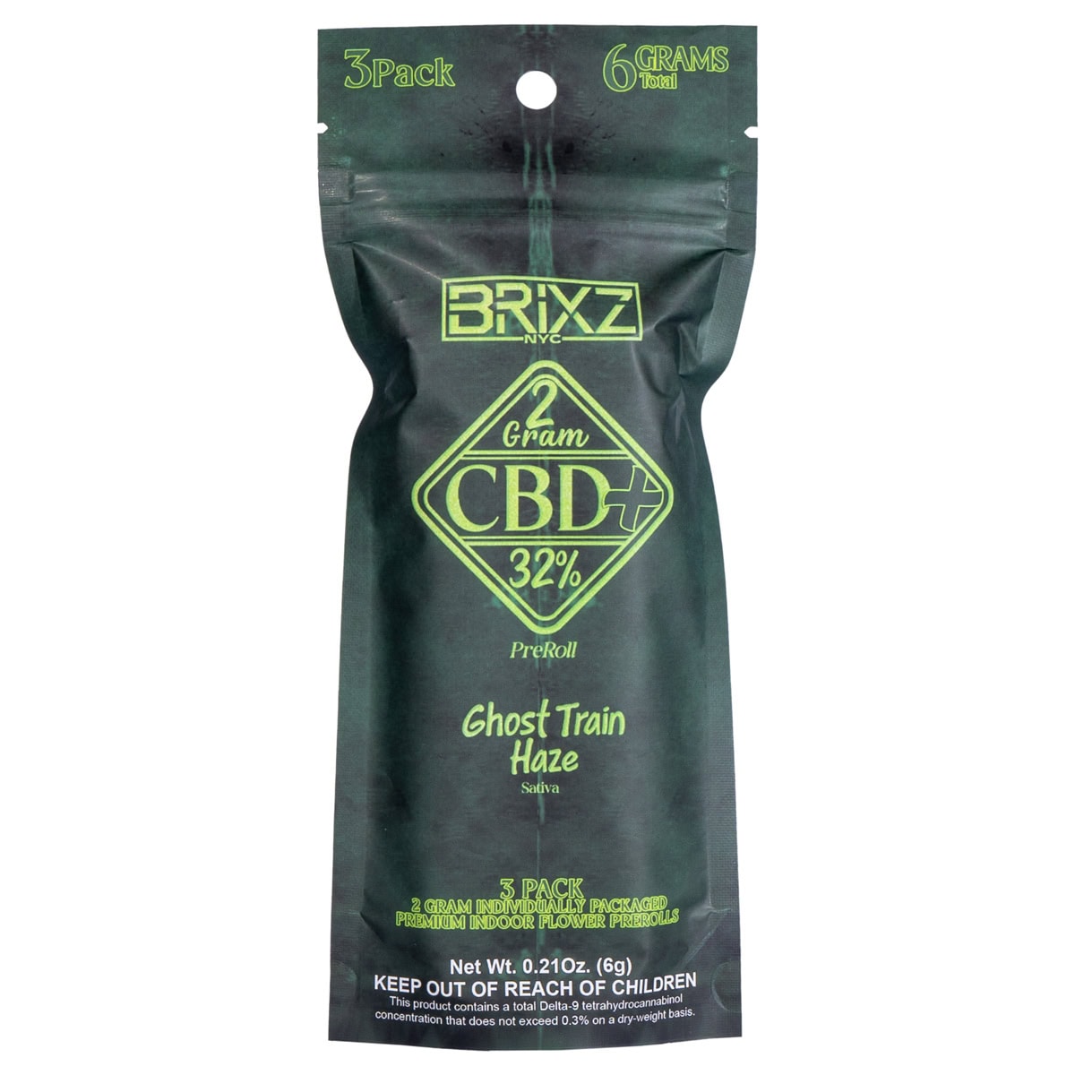 BRIXZ CBD+ Pre-Roll 2g 3pk