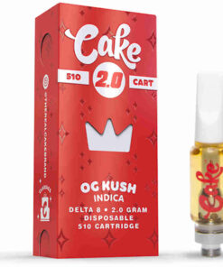 Cake Delta-8 510 Vape Cartridges 2g OG Kush