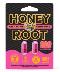 Honeyroot Kratom Capsules 220 MIT