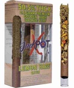 JackPotX Golden Hash THCa Pre Roll 2.5g - Lemon Haze