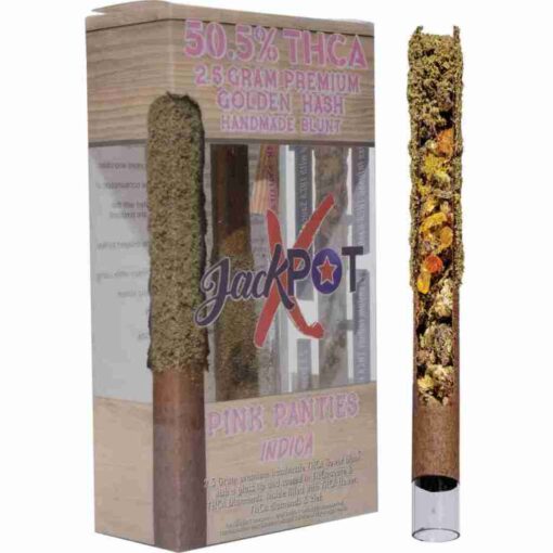 JackPotX Golden Hash THCa Pre Roll 2.5g - Pink Panties