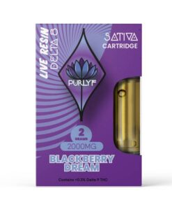 Purlyf D8 Live Resin Cartridge 2g