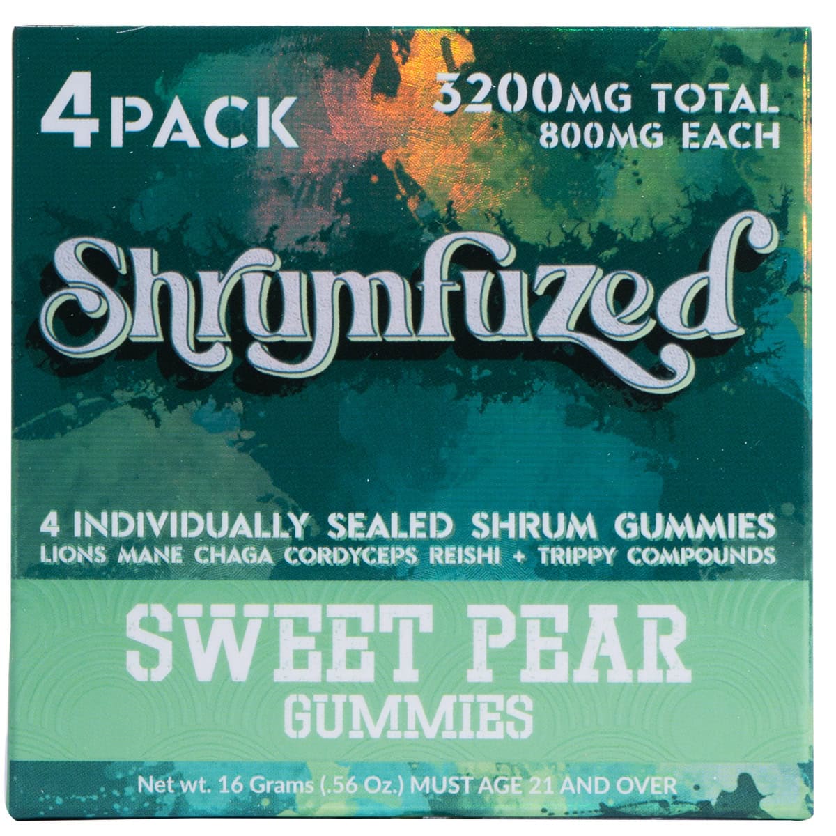 Shrumfuzed Nootropic Mushroom Gummies 4pc - Sweet Pear