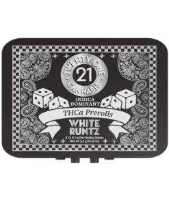 Twenty One THCa Pre-Rolls White Runtz 3.5g 5pcs