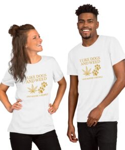 Unisex T-shirt Dogs & Weed