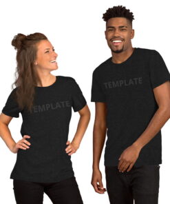 Unisex T-shirt TEMPLATE