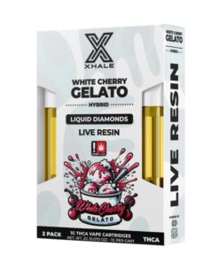 Xhale Live Resin THCa Liquid Diamonds Cartridge 2 x 1g