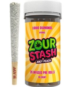 Zour Stash THCa Liquid Diamonds Pre-rolls 2g 10ct